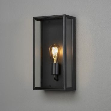 Konstsmide Carpi Large - buiten wandlamp - 20,5 x 12,5 x 40 cm - IP44 - zwart