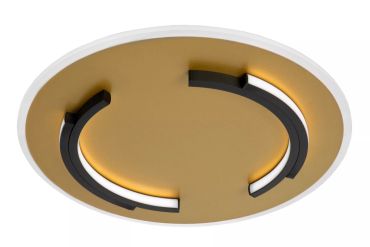 Lucide Andreas - plafondlamp - Ø 39,6 x 5,1 cm - 30W LED incl. - goud