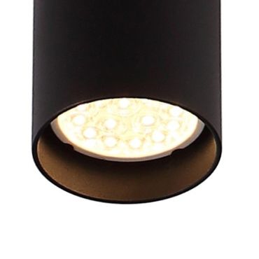 Maxlight Pet Round - opbouwspot - 10 cm - zwart