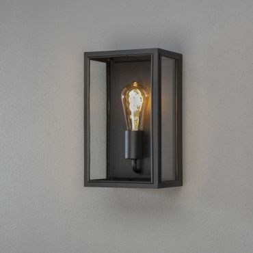 Konstsmide Carpi - buiten wandlamp - 18 x 13,5 x 30 cm - IP44 - zwart