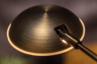 Artdelight Palermo - vloerlamp - Ø 26 x 170 cm - 10W dim to warm LED incl. - antiek brons