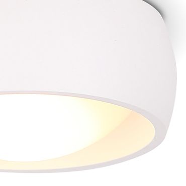 Maxlight Kodak - plafondverlichting - Ø 10 x 5 cm - 8W LED incl. - wit