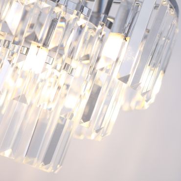 Maxlight Monaco - plafondverlichting - Ø 42 x 28 cm - chroom