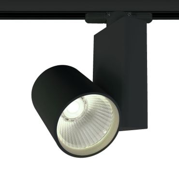 ONE Light COB Track Spot - rail spot - 3-fase railsysteem - Ø 8 x 14 cm - 15W LED incl. - zwart