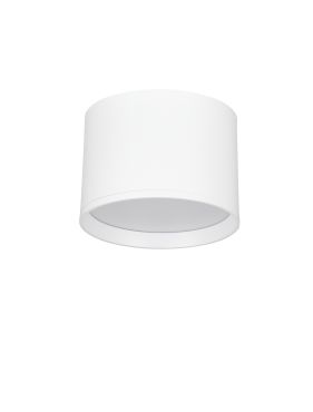 Nova Luce Ziaza - plafondlamp - Ø 12 x 8,6 cm - 17W LED incl. - zandwit