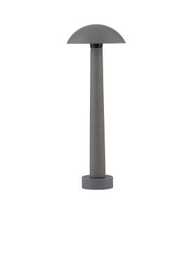 Nova Luce Tura - tuinpaal - Ø 20 x 55 cm - 7W LED incl. - IP65 - zwart