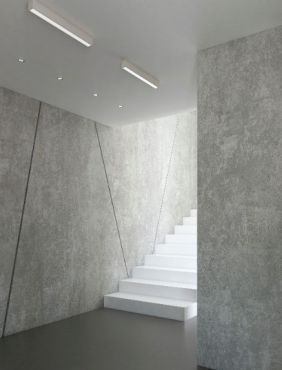 Maxlight Linear - plafondverlichting - 57 x 5 x 6 cm - 18W LED incl. - wit