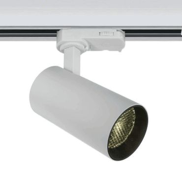 ONE Light COB Compact Cylinder - rail spot - 3-fase railsysteem - Ø 5,5 x 11 cm - 12W LED incl. - wit