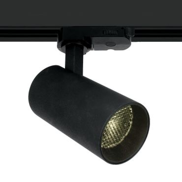 ONE Light COB Compact Cylinder - rail spot - 3-fase railsysteem - Ø 5,5 x 11 cm - 12W LED incl. - zwart