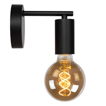 Lucide Leanne - wandverlichting - 14,5 x 10 x 12 cm - zwart