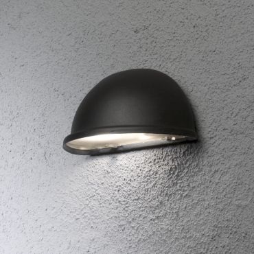 Konstsmide Torino - buiten wandlamp - 20 x 10,5 x 10 cm - IP23 - zwart