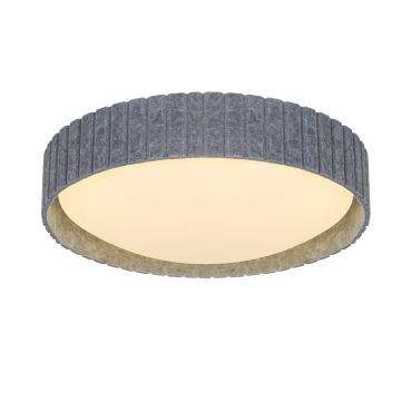 Nordlux Corato 40 - plafondlamp - Ø 42 x 11 cm - grijs