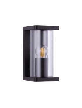 Nova Luce Adoray - buiten wandverlichting - 10 x 19,7 x 14,2 cm - IP65 - donker antraciet