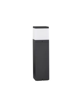 Nova Luce Ferron - tuinpaal - 13 x 50 x 13 cm - IP65 - donker grijs