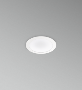 Century Italia SPOTfive - inbouwspot - Ø 113 mm, Ø 92 mm inbouwmaat - 9W dimbare LED incl. - IP44 - wit