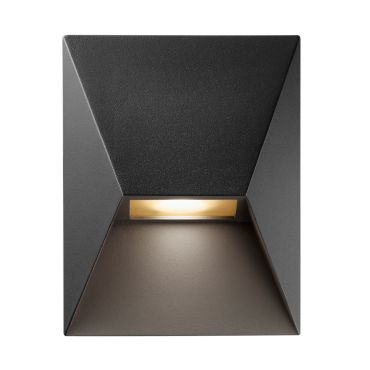 Nordlux Pontio - buiten wandverlichting - 15 x 9 x 19 cm - IP54 - zwart