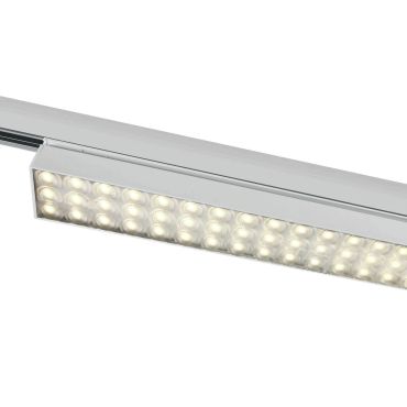 ONE Light High Power Linear - track light - 3-fase railsysteem - 115 x 4 x 6,4 cm - 60W LED incl. - wit - witte lichtkleur