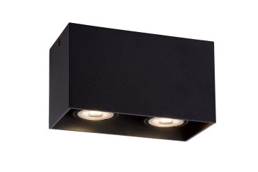 Lucide Bodi II - opbouwspot - 16,5 x 8,25 x 9,5 cm - zwart