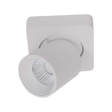 Artdelight Laguna - opbouwspot 1L - 10 x 10 x 9,5 cm - 6W dimbare LED incl. - wit