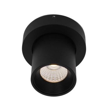 Artdelight Laguna - opbouwspot 1L - Ø 10 x 9,5 cm - 6W dimbare LED incl. - zwart