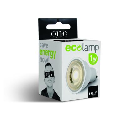 ONE Light 60° COB LED - Ø 5 x 5,5 cm - GU10 - 1W niet dimbaar - 3000K