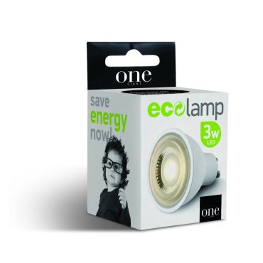 ONE Light 60° COB LED - Ø 5 x 5,5 cm - GU10 - 3W niet dimbaar - 3000K