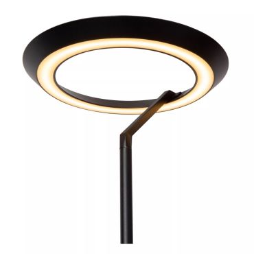 Lucide Celeste - staanlamp - Ø 28 x 174 cm - 21W dimbare LED incl. - zwart