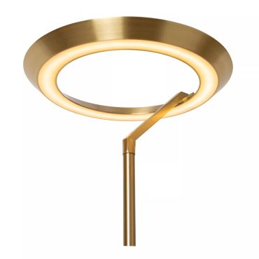 Lucide Celeste - staanlamp - Ø 28 x 174 cm - 21W dimbare LED incl. - messing