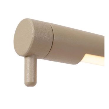 Lucide Madison - bureaulamp met touch dimmer - 62,5 x 5,5 x 33 cm - 6,5W dimbare LED incl. - taupe