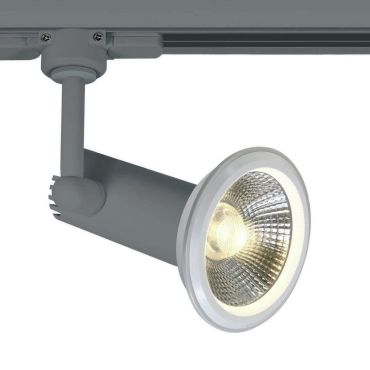 ONE Light E27 Track Spot - rail spot - 3-fase railsysteem - Ø 8 x 4,5 cm - grijs