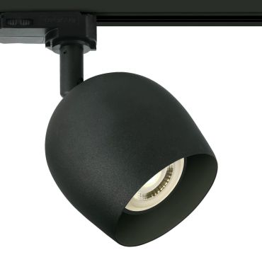 ONE Light Retro GU10 Track Spots - rail spot - 3-fase railsysteem - Ø 9 cm - zwart