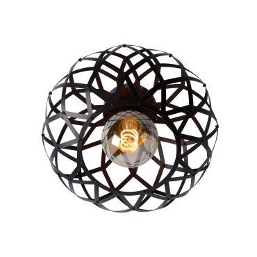 Lucide Wolfram - plafondverlichting - Ø 30 x 20 cm - zwart