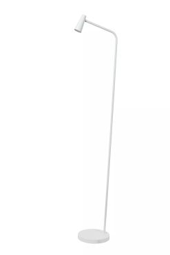 Lucide Stirling - oplaadbare vloerlamp - 28 x 20 x 137,5 cm - 3 stap dimmer - 3W dimbare LED incl. - wit