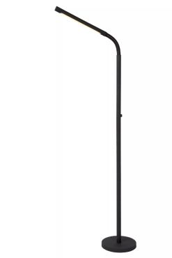 Lucide Gilly - oplaadbare staanlamp - 49 x 20 x 135 cm - 3W LED dimbaar incl. - zwart