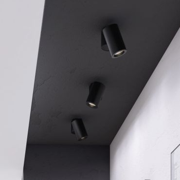 SHOWROOMMODEL - Maxlight Barro - opbouwspot 1L - 15 cm - zwart