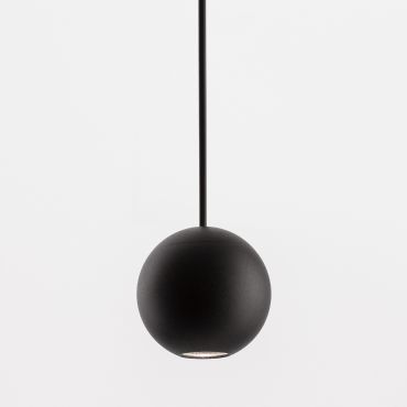 Nova Luce Nocci - hanglamp - Ø 5 x 158 cm - 4,5W LED incl. - zwart