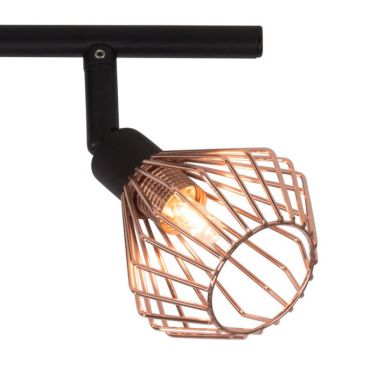 SHOWROOMMODEL - Brilliant Dalma - opbouwspot - 31,5 x 17 x 20 cm - zwart koper