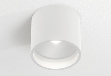 Artdelight Ormond - plafondlamp - Ø 11 x 10 cm - 7W dimbare LED incl. - IP54 - wit