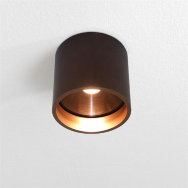 Artdelight Orleans - plafondverlichting - Ø 11 x 10 cm - 7W dimbare LED incl. - brons geborsteld