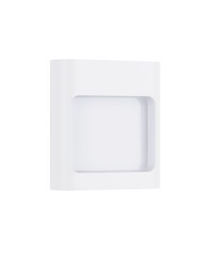 Nova Luce Tall - buiten wandverlichting - 12,5 x 13,5 x 4 cm - 9W LED incl. - IP54 - zandwit