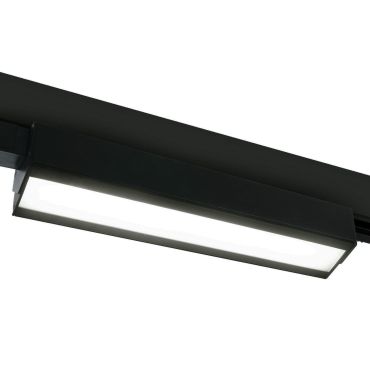 ONE Light Adjustable LED Linear Track Light - 3-fase railsysteem - 50 x 6 x 10 cm - 40W LED incl. - zwart - witte lichtkleur
