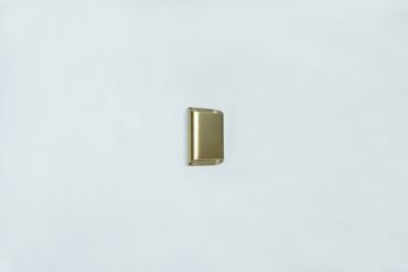 Artdelight Diaz Small - wandverlichting - 4 x 10 x 15 cm - 2 x 3W LED incl. - IP54 - geborsteld goud