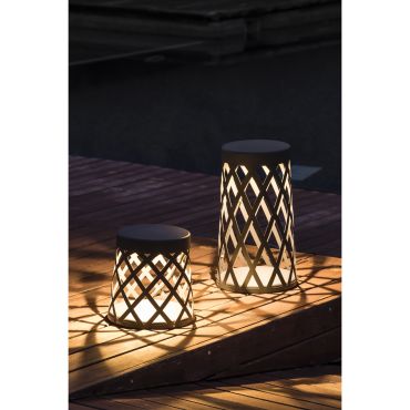 Faro Shadow - tuinpaal - Ø 25 x 45 cm - 11W LED incl. - IP65 - donkergrijs