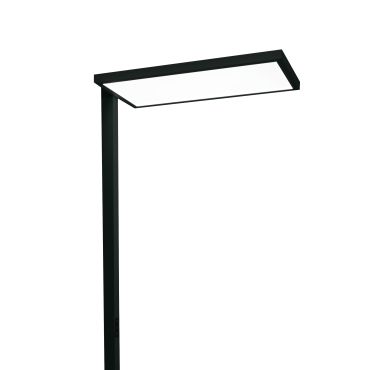ONE Light Office Floor Stand Range - vloerlamp - 200 cm - 60W dimbare LED incl - zwart