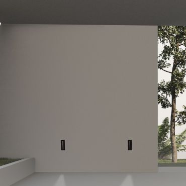 Nova Luce Aizen - inbouw wandverlichting - 5 x 13,5 x 6,5 cm - 3W LED incl. - IP65 - donker antraciet