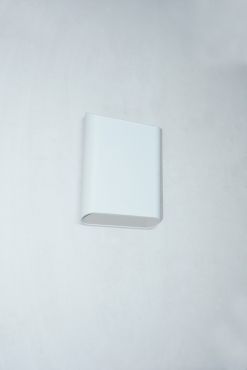 Artdelight Diaz Large - wandverlichting - 4 x 14,5 x 20 cm - 2 x 6W LED incl. - IP65 - wit