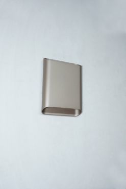 Artdelight Diaz Large - wandverlichting - 4 x 14,5 x 20 cm - 2 x 6W LED incl. - IP65 - champagne