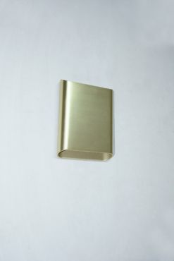 Artdelight Diaz Large - wandverlichting - 4 x 14,5 x 20 cm - 2 x 6W LED incl. - IP65 - geborsteld goud