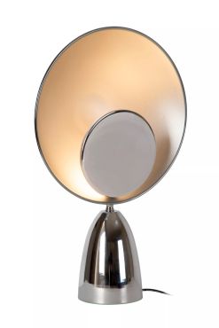 Lucide Castamar - tafellamp - 25,5 x 9,8 x 40 cm - 3W LED incl. - chroom