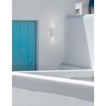 Nova Luce Nero - buiten wandverlichting - 7 x 8 x 15 cm - IP54 - wit